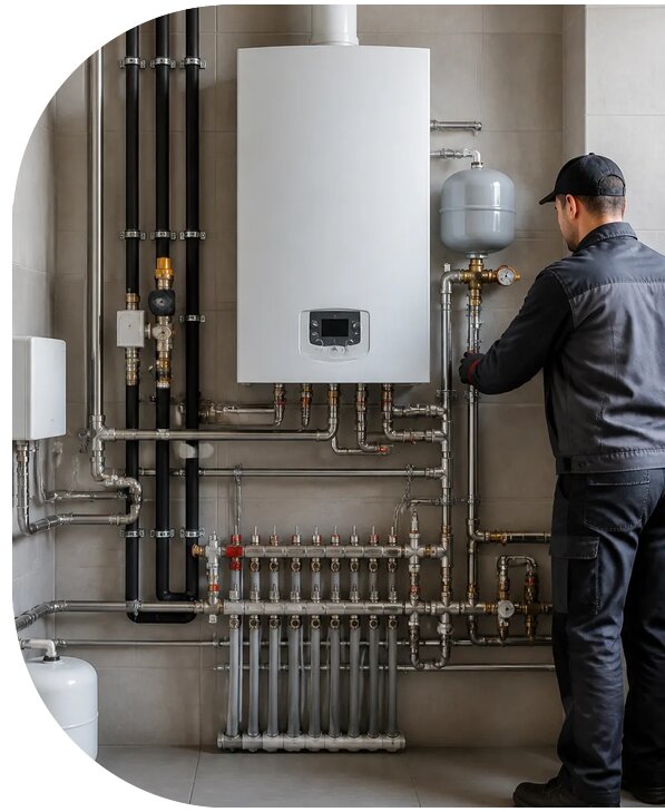 Монтаж газового отопления в Губахе от 36281 р. | АПаруса-Гбх